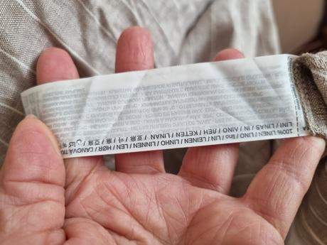 Ľanové prepínacie šaty ražnej farby mango veľ. l, mango,l