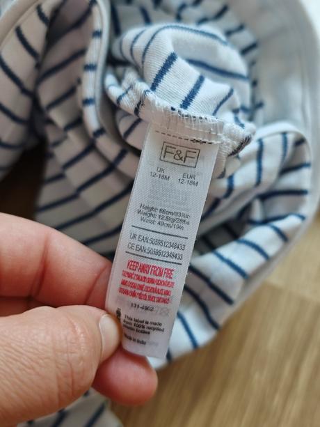 Bavlnený overal 12-18m, f&f,86