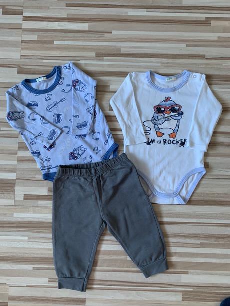 Set 2 body a teplacikov zn. benetton - vel. 62/68, benetton,68