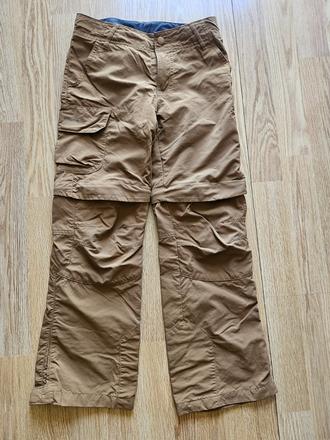 Turistické nohavice odopínateľné decathlon, 134