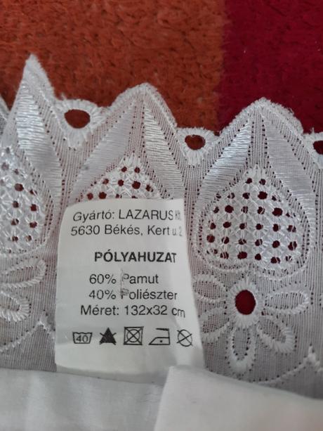 Zavinovačka bez výplne - 124 x 33 cm + 5 cm čipka,