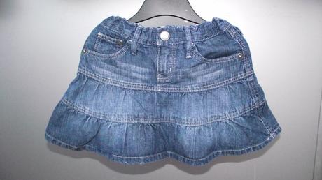 Riflová sukňa hellou kitty, h&m,98