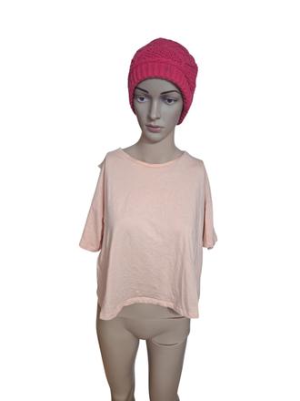 Dámske bavlnené tričko do pása, m