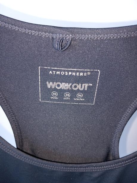 Čierne tričko na cvičenie atmosphere 38/m, atmosphere,m