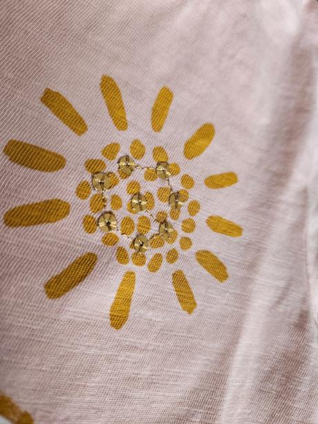 F&f letné tričko s flitrami 92, f&f,92