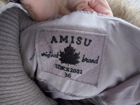 Dámska teplá bunda, amisu,36