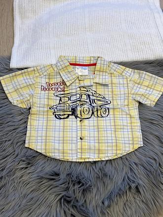 Chlapčenská kockovaná koseľa (86), 86