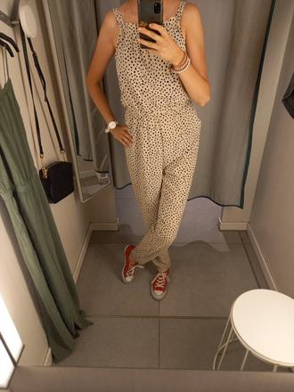 Bodkovaný overal, h&m,176