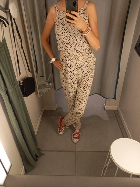 Bodkovaný overal, h&m,176