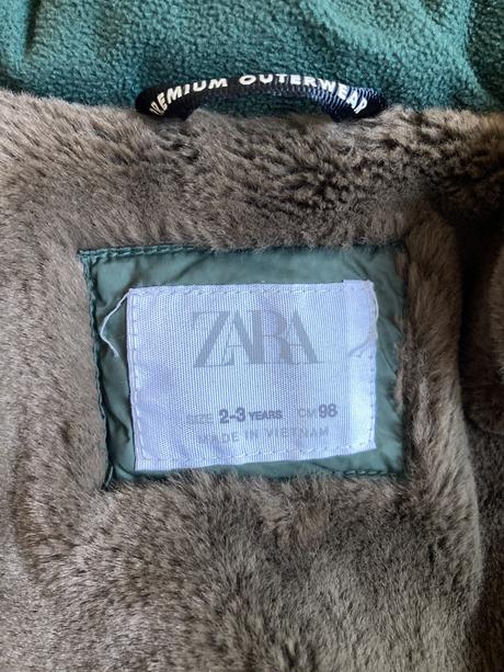 Perova/paperova tepla bunda, zara,98