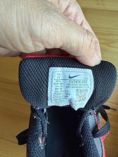 Tenisky nike červene -25cm, nike,38