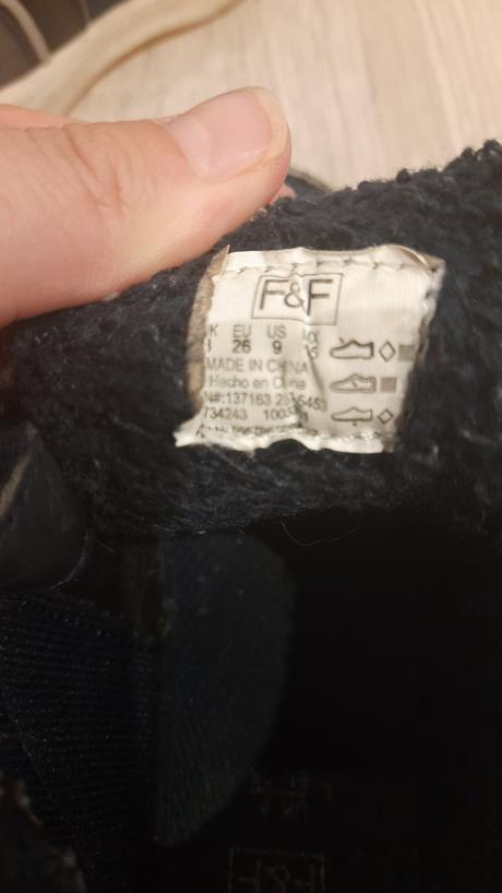 Vysoké tenisky, f&f,26