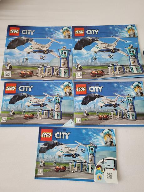 Lego city 60210 veľké lietadlo, parašutista,