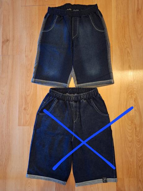 Chlapčenské kraťasy japitex imitácia rifľoviny, japitex,146