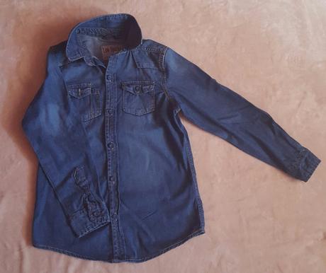 Riflová košeľa, takko,128