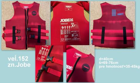 Detská neoprénová vesta jobe, veĺ.152, 35-46 kg,