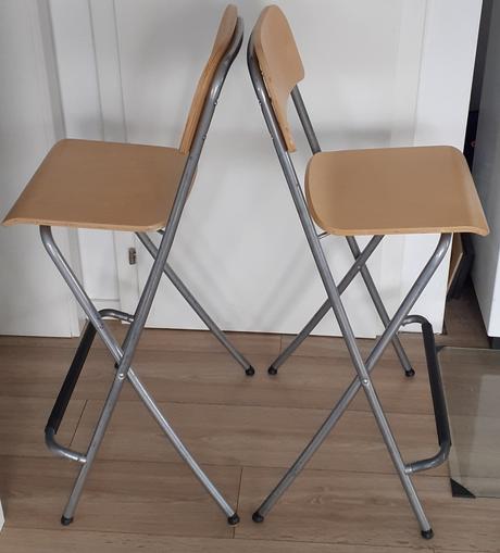 Ikea franklin barová skladacia stolička 2ks,
