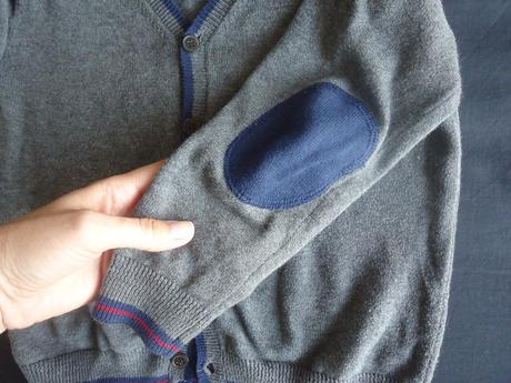 Mango sivý sveter na gombičky vel. 5/6 r, mango,116