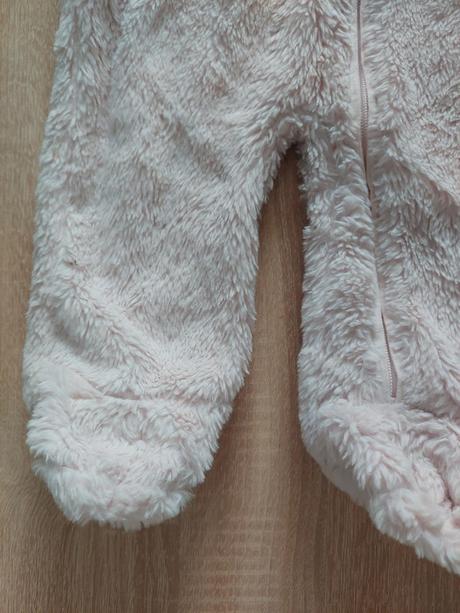 Teplý plyšový zimušný overal "jednorožec" veľ.74, marks & spencer,74