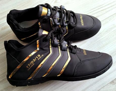 Čierno zlaté botasky, v. 40/41, 42