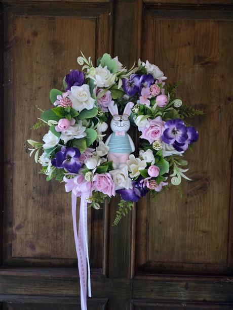 Jarný veniec so zajacom, 