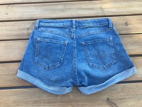 Riflové kraťasy, h&m,34
