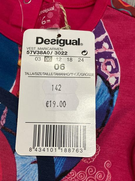 Dievčenské predĺžené tričko desigual (68), desigual,68