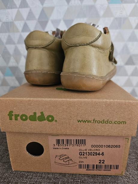 Barefoot kožené celoročky froddo ollie 22, froddo,22