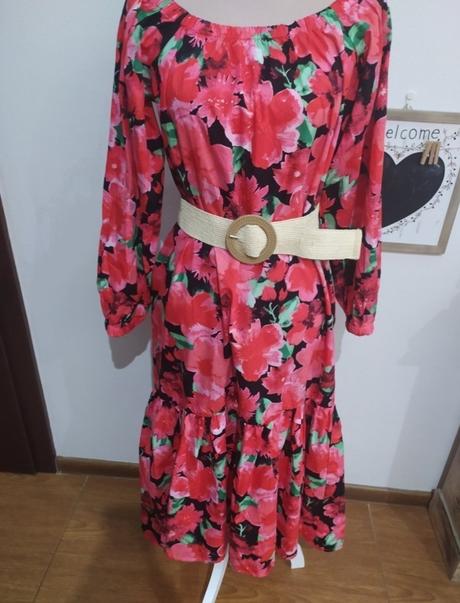 Šaty v štýle carmen, bonprix,38