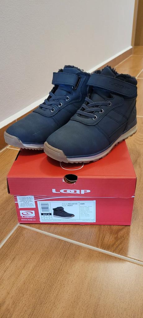 Zateplené botasky, loap,34
