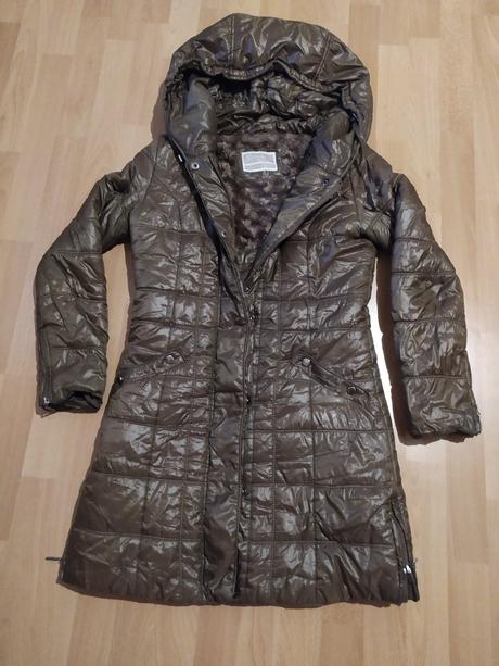 Zimná dlhá bunda, s