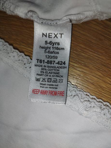 Nohavičky, 9 kusov, 5/6 rokov, next,122