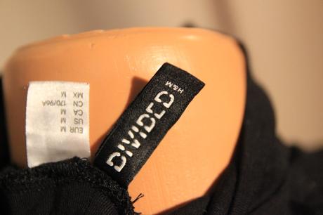 Čierny bavlnený body top, h&m, h&m,m