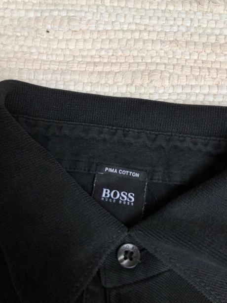 Čierne tričko s dlhým rukávom/ polokošeľa, hugo boss,m