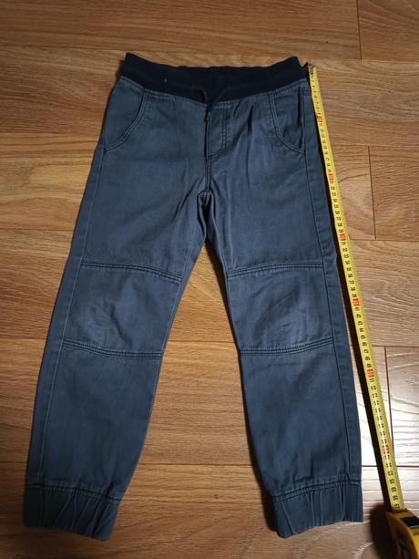 Nohavice bavlnené 6-7 rokov, h&m,122