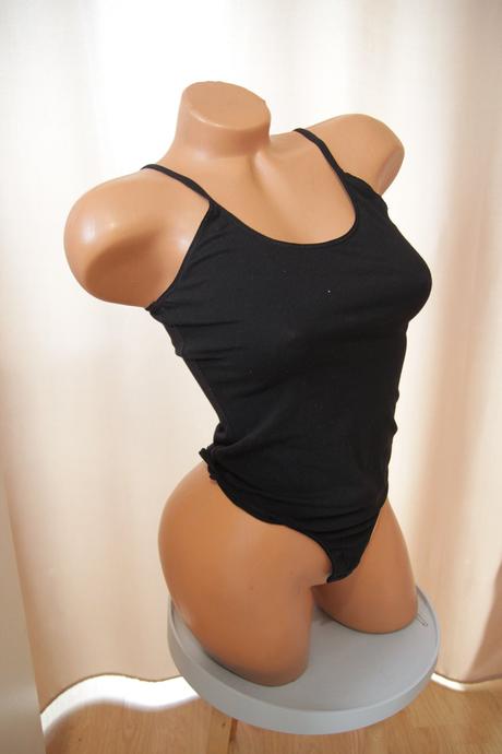 Čierny body top, s, s