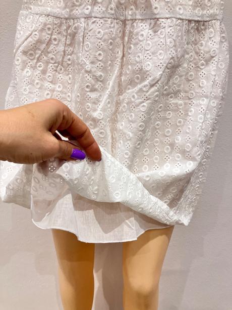 Dámska letná sukňa biela overkids (s), s