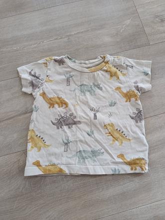 Tričko s dinosaurami, c&a,80