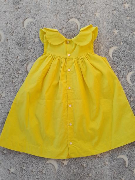 Jacadi žlté šaty s nohavičkami, 1 rok, jacadi,86
