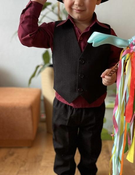 Detský oblek s kravatou 24m, 92