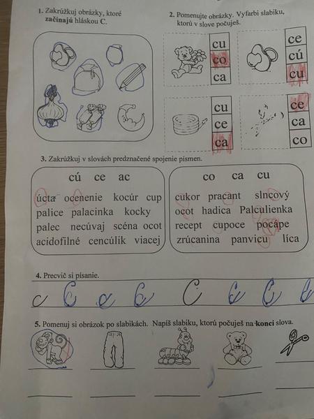 Kde zoženiem pracovné listy zo slovenčiny pre prvákov?