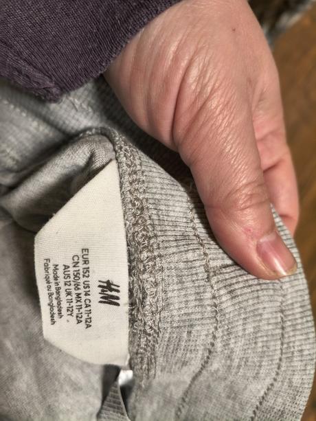 Tepláky 3ks, h&m,152