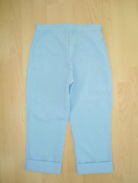 Bledomodre dievcenske nohavice, 152