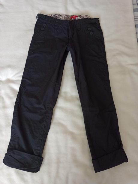 Čierne nohavice montego, s