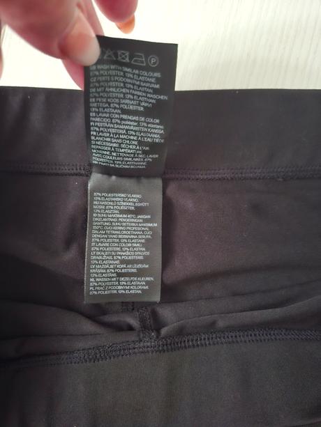3/4 elastické nohavice, h&m,158