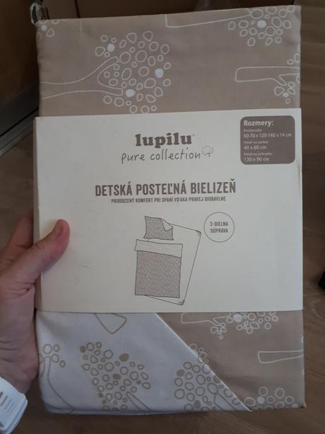 Detská posteľná bielizeň lupilu, 