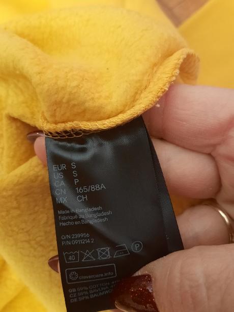 Dámska crop mikina, h&m,m