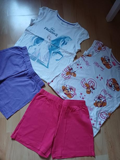 2x letné pyžamko 98/104, disney,98