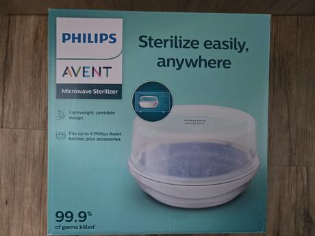 Parný sterilizátor do mikrovlnnej rúry philips, avent