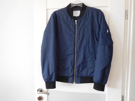 Jack jones s, modrá bunda dámska oversize, s